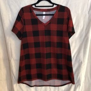 Lularoe Buffalo Plaid Christy XL HTF! 🦄
